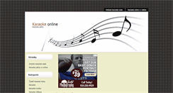 Desktop Screenshot of karaokeparty.cz